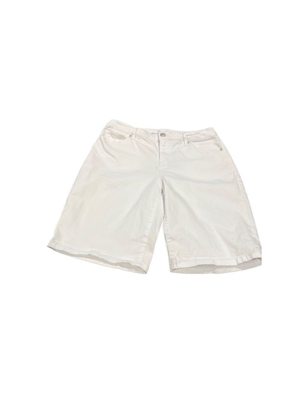 Gloria Vanderbilt extreme White pullover shorts size 10